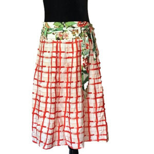 ANTHROPOLOGIE Maeve pleated skirt. Size 8.